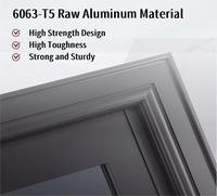 Toldo de Aluminio y Vidrio Personalizado, Ventanas y Toldos Insonorizados con Persianas Deslizantes, Diseño Moderno para Villa, Apartamento, Hotel, Baño
