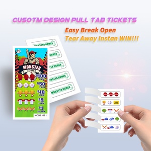 Original Factory Pull Tabs Ticket Wholesale, High-quality CMYK Printing and Die-cutting, Trustworthy One-stop Lottery Supplier - Product Image 3