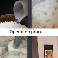 Rectifieuse de gâteau de riz automatique multifonction sûre et efficace Machine à battre la pâte