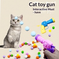 Lanceur de jouets en peluche pour chat - Modèle interactif silencieux 0095 pour le divertissement des animaux de compagnie