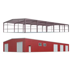 Biaya struktur baja prefabrikasi hangar struktur baja modular gudang bengkel bangunan tanaman