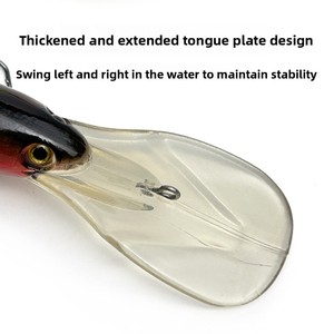 Señuelo artificial duro de 16 cm con 10 colores, tipo Minnow suspendido de cola larga con sonido, ganchos de pesca con centro de gravedad variable, flotante. - Product Image 3