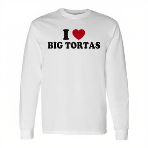 Camiseta de manga larga con diseño de meme divertido de hombres mexicanos amantes de las grandes tortas - Product Image 2