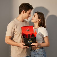Caja de Sobres de Miel Reciclable Más Vendida para Paquetes de Suplementos de Salud Gold VIP Doubleshot Black Choco Hard Steel Gummy, Venta al por Mayor
