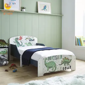 Toddler Bed Toffy Friends Children Furniture Kids Bed Teenager Beds Dino Toddler Bed