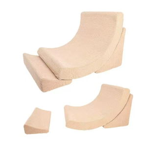 Fauteuil ottoman multi-modulaire Disian en éponge pour enfants, chaise <span class=keywords><strong>inclinable</strong></span> compressible en forme de lune pour la sieste, l'étude et l'usage domestique - Product Image 5