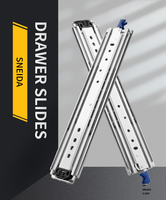 Glissières à roulement à billes robustes de 76 mm, capacité 225 kg, à extension complète pour boîtes à outils de camions de service pétrolier, camping-cars, usage extérieur, salle à manger, salle de sport