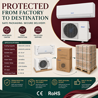 AC Tenaga Surya 18000 BTU DC 48V Bertenaga Baterai Inverter Wall Split Hybrid Set Lengkap Pendingin Pemanas Rumah Tangga