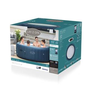 La mejor forma 60029-bañera de hidromasaje inflable, suministro de Spa, Milano AirJet Plus - Product Image 6