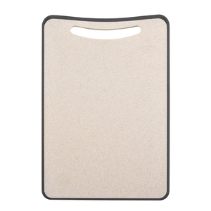 14.7x9.8inch non-slip wheat straw chopping board,plastic cutting board