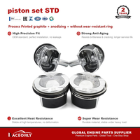 RACEORLY 2710305117 Jeu de pistons 82 mm pour Mercedes-Benz M271 W204 1.8T S204 W212 A207 R172 C200 C250 E250