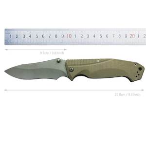 Taiwán alto rendimiento personalizado Liner Locking Aus8 táctico cuchillo de hoja plegable para venta al por mayor - Product Image 3
