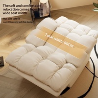 Nuevo Sillón Reclinable Giratorio Individual de Terciopelo, Estilo Nórdico, para Sala de Estar, Hotel u Hogar