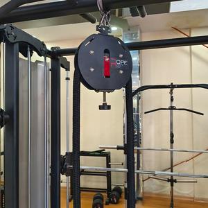 Mesin latihan kebugaran <span class=keywords><strong>Gym</strong></span>, tali resistensi magnetik berputar, stok tidak terbatas untuk stasiun binaraga bahu dada - Product Image 1