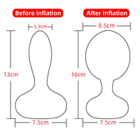 Vibromasseur Anal gonflable pour femmes, dilatateur Anal Vaginal, télécommande pour hommes, masseur de Prostate, jouets sexuels