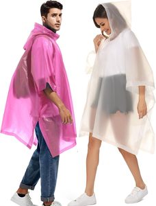 Ponchos de pluie personnalisables, imperméables et durables, style cape, avec logo personnalisé, motif imprimé jetable pour le travail et les voyages - Product Image 3