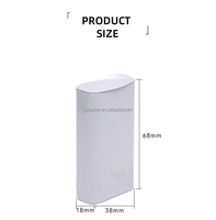 Nouvelle vente vide de qualité alimentaire menthe/chewing-gum fer blanc peut 38*18*68mm Logo personnalisé/couleur boîte en étain paquet avec couvercle à charnière étanche à l'air