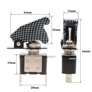 12V 20A SPST akıllı işıklı LED geçiş anahtarı kontrolü açma-kapama otomatik araç kamyon <span class=keywords><strong>R</strong></span>/B/G/Y/W renkler Made Metal - Product Image 2