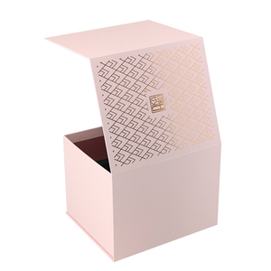 Cajas de Embalaje para Gorras de Béisbol, Cuadradas, Rosadas, Magnéticas, Rígidas, de Papel, Personalizadas al por Mayor, Cajas de Envío para Gorras Deportivas, Materiales Reciclados - Product Image 2