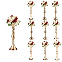 Vase bougeoir minimaliste en métal électroplaqué pour décoration d'allée de mariage, chemin de table de fête, table de salle à manger d'hôtel et meuble TV