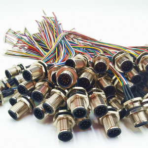 โรงงานความงามที่กำหนดเอง8ขา24AWG สายกับ <span class=keywords><strong>Jst</strong></span>/ GX16เชื่อมต่อลากสาย - Product Image 2