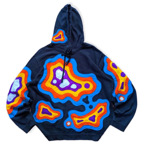 Sudadera con capucha de Arte Abstracto multicolor para hombre, ropa de calle, jersey con patrón colorido a la moda, sudadera informal con capucha y diseño gráfico elegante - Product Image 1