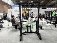 Machine Smith multifonctionnelle commerciale avec système de sécurité pour squats, développations au banc et croisement de câbles – Équipement d'entraînement pour salle de sport à domicile