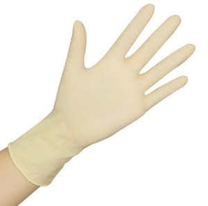 Gants en latex jetables non stériles, sans poudre, gants d'examen en latex, fabricant en Malaisie - Product Image 1