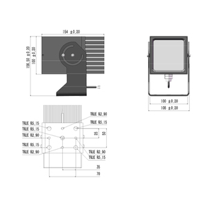 High Brightness High Power <b>LED</b> Crane <b>Light</b> Factory Road Landmark Line <b>Red</b> Blue Safety Area <b>Light</b> - Product Image 5