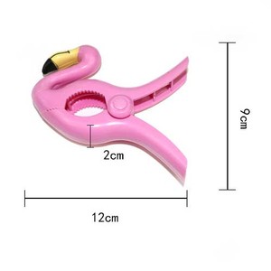 4 Clip Per Asciugamano Da Spiaggia A Forma Di Fenicottero – Multicolore, Per Lettini E Piscina