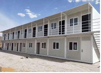 Maison préfabriquée pliable à prix abordable, petite, à 2 étages, prête à l'emploi, mini-maison de luxe modulaire moderne et respirante, bureau à domicile préfabriqué