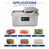 Table à double chambre Vp 800 Dz 500 600 Dz-500 Dz-510 Dz 400 380v Machine à sceller sous vide pour aliments
