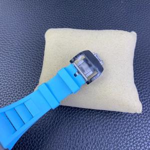 Montre de luxe pour homme en fibre de carbone, sportive, à mouvement mécanique intégré, lumineuse, étanche, pour affaires - Product Image 5