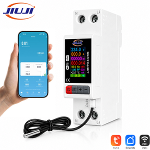 Protector de Voltaje Inteligente WiFi JIUJI 63A Tuya con Medidor de Energía, Protección Contra Fugas de Corriente, Interruptor de Circuito con Control <span class=keywords><strong>Remoto</strong></span> - Product Image 1