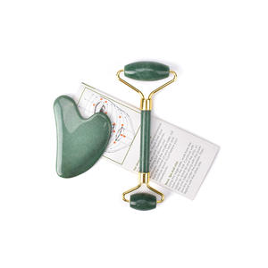 <span class=keywords><strong>En</strong></span> stock! Chine fournisseur personnalisé vert aventurine rouleau de <span class=keywords><strong>jade</strong></span> <span class=keywords><strong>gua</strong></span> <span class=keywords><strong>sha</strong></span> grattage massage outils ensemble - Product Image 6