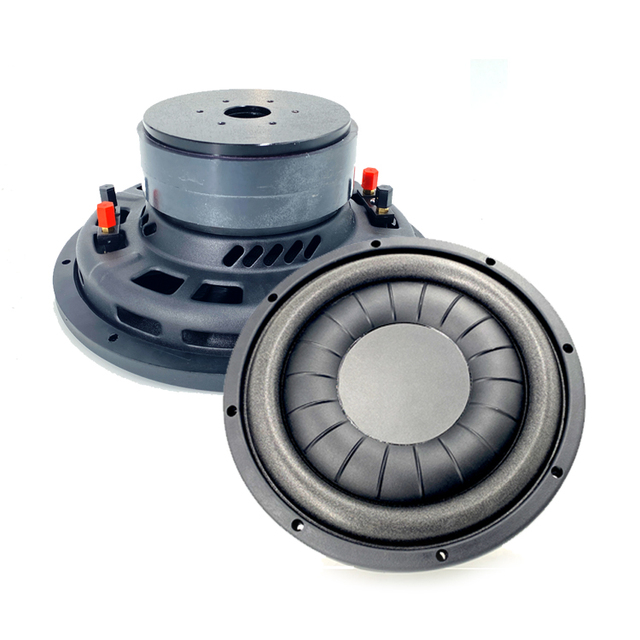 AF AUDIO 10 12 Inch 800W RMS SQL Single 4-Ohm Carslim Shallow Subwoofer