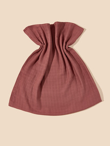 Nuovo Design 2025: Coperta Avvolgente in Bambù a Doppio Strato, Alta Densità di Fili, Super Morbida, 120*120cm, Tinta Unita - Product Image 3