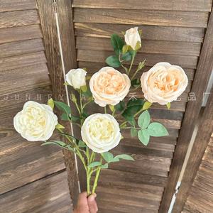 Roses artificielles Junheyuan à branche unique pour décoration de mariage, arrangement floral, décoration intérieure - Product Image 1