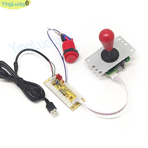 Kit de Arcade DIY Estilo Americano, Joystick SANWA, Botón Arcade HAPP COIN, Microinterruptor, Codificador de Retardo Cero para PC Raspberry <span class=keywords><strong>Pi</strong></span> - Product Image 2