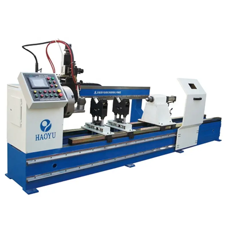 Automatic girth welding machine for scaffolding ledger