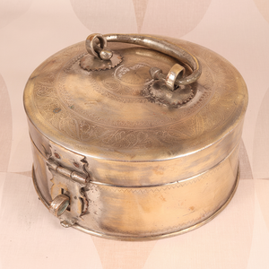 Caja de baratija de joyería de latón vintage dorado tradicional hecha a mano, caja de baratija de joyería al por mayor, embalaje de joyería al por mayor - Product Image 1