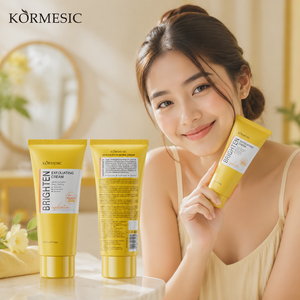 KORMESIC - Crema Exfoliante Facial Suave de 100 g con Certificación Bpom, Limpiador Facial Iluminador con Niacinamida, Espuma Suave - Product Image 1