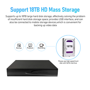 JideTech 5MP POE CCTV IP <strong>Camera</strong> 16 Channel NVR Network Video Recorder for Indoor Outdoor Use with Alarm Prompt CMOS SeeTong - Product Image 5