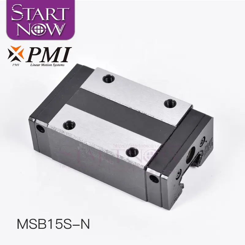 Ursprüngliche Taiwan PMI lineare Führungs bahn Wagen-Block-MSB15S-N für CO2-Lasergravur-Schneidemaschine