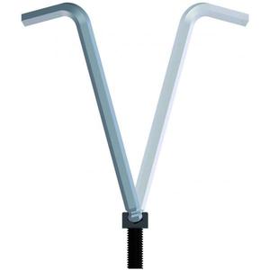 GEDORE - 6370090 Clé Allen extra longue hexagonale avec embout sphérique métrique-CLÉS ALLEN EAN 4010886637005 CLÉS ALLEN BENT (MÉTRIQUE) - Product Image 2