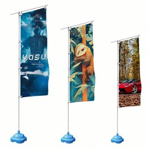 Drapeau mural personnalisé Nobori, bannières, support de poteau, utilisation intérieure et extérieure pour les événements de course automobile - Product Image 5