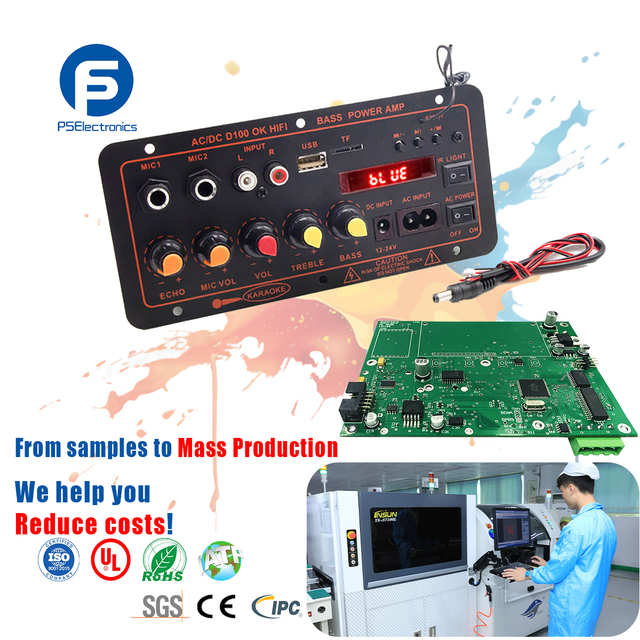 OEM ODM Pcba MP3 Player Decoder Board Assembly PCB Fabrication One Stop Service Custom PCB Mp3 Player Module Manufacture