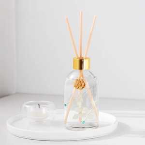 Tốt Bán Kính Sang Trọng Cho <span class=keywords><strong>Reed</strong></span> Khuếch Tán Nắp Chai Xi Lanh Tùy Chỉnh Bằng Gỗ Nắp Nhãn Thời Trang Nước Hoa Khuếch Tán Chai - Product Image 3