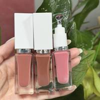 Nouveau style Huile à lèvres repulpante aux fruits Marque privée, Baume à lèvres liquide hydratant végétalien, Gloss à lèvres végétalien à l'acide hyaluronique Marque privée