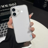 Coque de téléphone transparente en acrylique épais et antichoc de 2.5mm pour iPhone 13 14 15 16 17 Pro Max